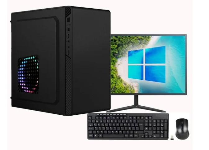 ACTECK Ryzen 3200g, 8GB, 120GB SSD 500w, Monitor 19.5" Teclado/Mouse